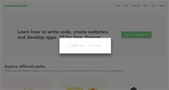 Desktop Screenshot of learncode.org